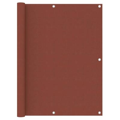 VidaXL Balkonscherm 120x300 cm oxford stof terracotta