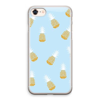Ananasjes: iPhone 8 Transparant Hoesje
