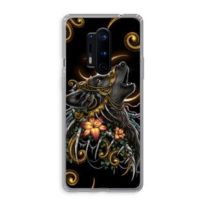 Huilende Wolf: OnePlus 8 Pro Transparant Hoesje