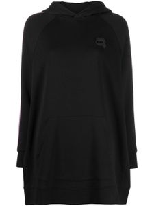 Karl Lagerfeld hoodie bicolore Ikonik 2.0 Karl oversize - Noir