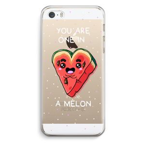 One In A Melon: iPhone 5 / 5S / SE Transparant Hoesje