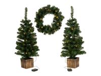 LIVARNO home LED-kerstbomen en -krans