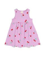 HEMA Babyjurk Rib Kersen Paars (paars)