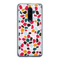 Colored Giraffe: OnePlus 7 Pro Transparant Hoesje