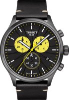 Horlogeband Tissot T1166173605111 / T600044474 Leder Zwart 22mm