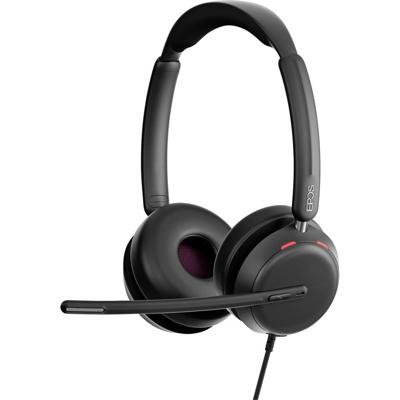 EPOS IMPACT 860 On Ear headset Telefoon Kabel Stereo Zwart Headset