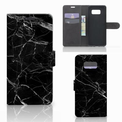 Samsung Galaxy S8 Plus | Bookcase | Marmer Zwart - Origineel Cadeau Vader