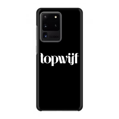 Topwijf Zwart: Volledig geprint Samsung Galaxy S20 Ultra Hoesje