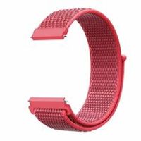 Sport Loop nylon bandje - Donkerroze - Samsung Galaxy Watch 6 Classic - 47mm & 43mm - thumbnail