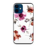 Geschilderde bloemen: iPhone 12 mini Biologisch afbreekbaar hoesje