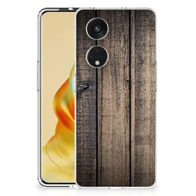 OPPO Reno8 T 5G | Bumper Hoesje | Steigerhout