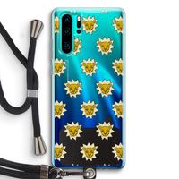 Leeuwenkoppen: Huawei P30 Pro Transparant Hoesje met koord