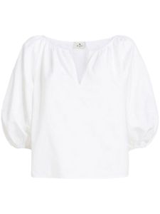 ETRO blouse à manches bouffantes - Blanc