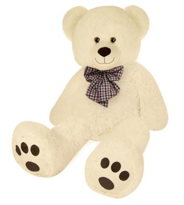 Monzana Knuffelbeer Pluche 100cm Creme