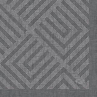 Duni Servetten mosaic granite grey 24x24 cm