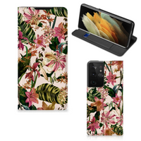 Samsung Galaxy S21 Ultra Smart Cover Flowers