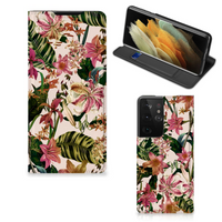 Samsung Galaxy S21 Ultra Smart Cover Flowers - thumbnail