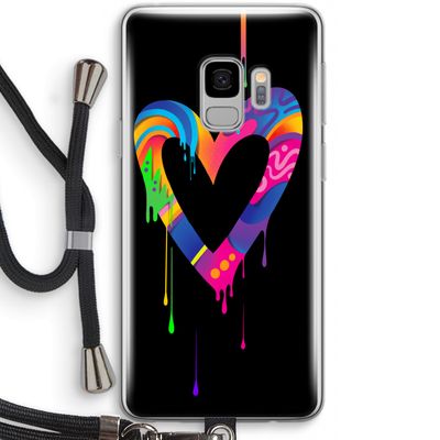 Melts My Heart: Samsung Galaxy S9 Transparant Hoesje met koord