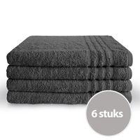 Byrklund Handdoek 70 x 140 cm 500gram Antraciet - 6 stuks - thumbnail