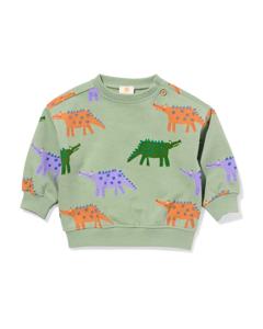 HEMA Baby Sweater Monster Groen (groen)