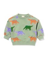 HEMA Baby Sweater Monster Groen (groen)