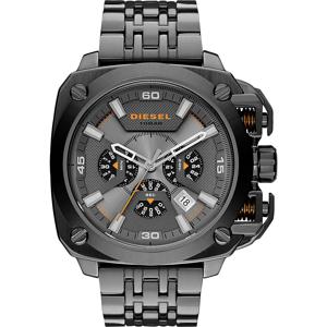 Diesel chronograaf grijze wijzerplaat grijs Ion-plated Herenhorloge DZ7344