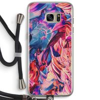 Pink Orchard: Samsung Galaxy S7 Edge Transparant Hoesje met koord