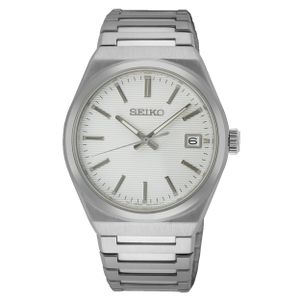 Seiko SUR553P1 Horloge staal zilverkleurig-wit 39,0 mm