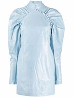 ROTATE BIRGER CHRISTENSEN robe Kim à manches bouffantes - Bleu ROTATE BIRGER CHRISTENSEN robe Kim à manches bouffantes - Bleu