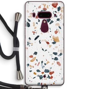 Terrazzo N°4: HTC U12+ Transparant Hoesje met koord