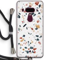 Terrazzo N°4: HTC U12+ Transparant Hoesje met koord