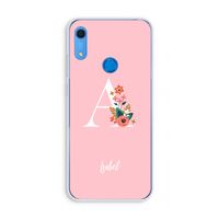 Pink Bouquet: Huawei Y6s Transparant Hoesje