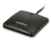 Lindy 42768 magnetische kaart-lezer Zwart USB