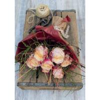 Wenskaarten blanco bloem pak a 10 stuks Wenskaarten blanco bloem pak a 10 stuks