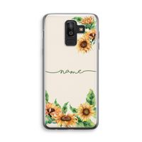 Zonnebloemen: Samsung Galaxy J8 (2018) Transparant Hoesje
