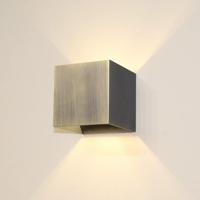 Artdelight Wandlamp Gymm 10x10 cm excl. G9 antiek brons - thumbnail