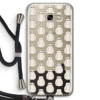 Uilen: Samsung Galaxy A5 (2017) Transparant Hoesje met koord