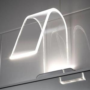 Badkamerlamp wave acryl led modern led lamp boven spiegel
