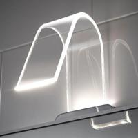 Badkamerlamp wave acryl led modern led lamp boven spiegel