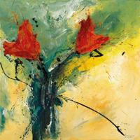 Kunstdruk Isolde Folger - La tulpa 70x70cm