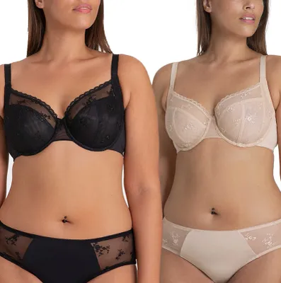 2-pack Beugel Bh&apos;s - Zonder vulling - Grote maten bh