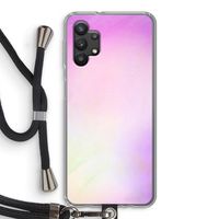 Flow mist pastel: Samsung Galaxy A32 5G Transparant Hoesje met koord