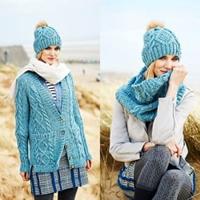 Breipatroon Stylecraft Special Aran With Wool No. 9554 Vest, col en muts