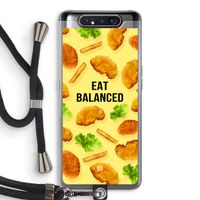 Eat Balanced: Samsung Galaxy A80 Transparant Hoesje met koord