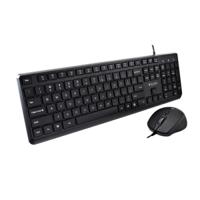 Toetsenbord en muis V7 CKU350US Zwart Qwerty US