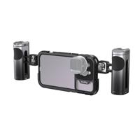 SmallRig Mobiele videokooi kit (dubbele handgreep) voor iPhone 14 Pro Max 4078