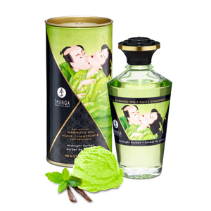 Shunga Aphrodisia Oil - Midnight Sorbet - 3.5 fl oz / 100 ml