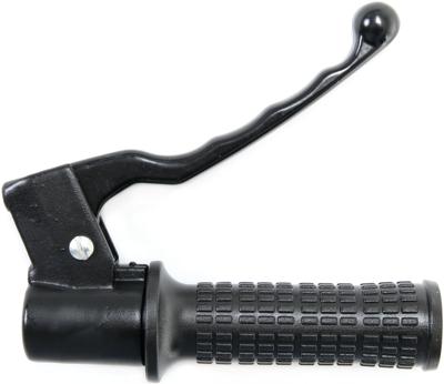 Domino Gasgreep compl., met metaalhendel, zwart throttle grips alu sw 1-pull, brake leve