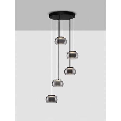 Lyora Moderne hanglampBios 5-lichts zwart - 9416956