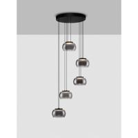 Lyora Moderne hanglampBios 5-lichts zwart - 9416956